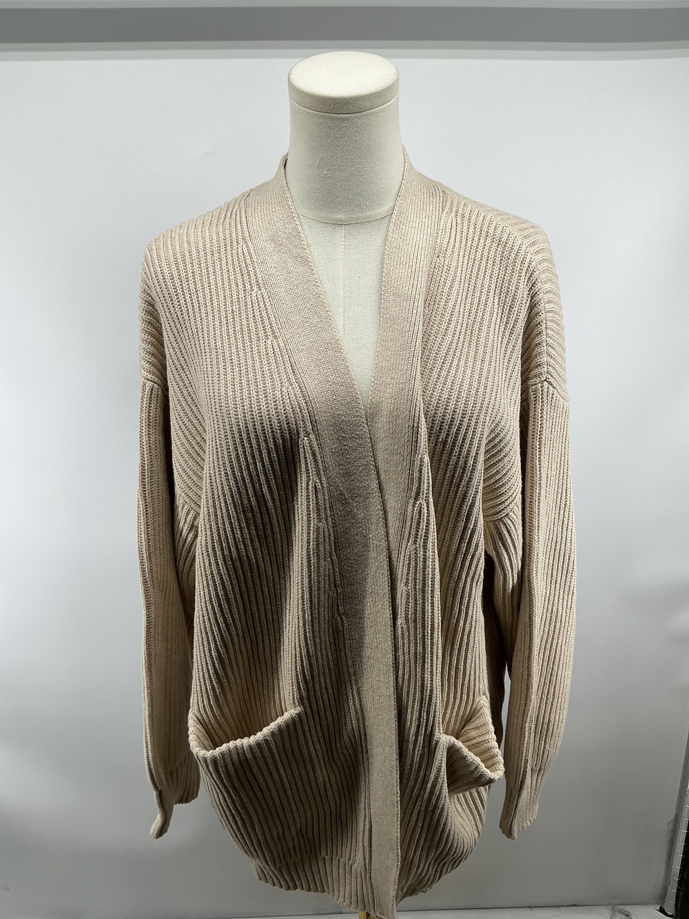 100% Organic Cotton Oversized Cardigan